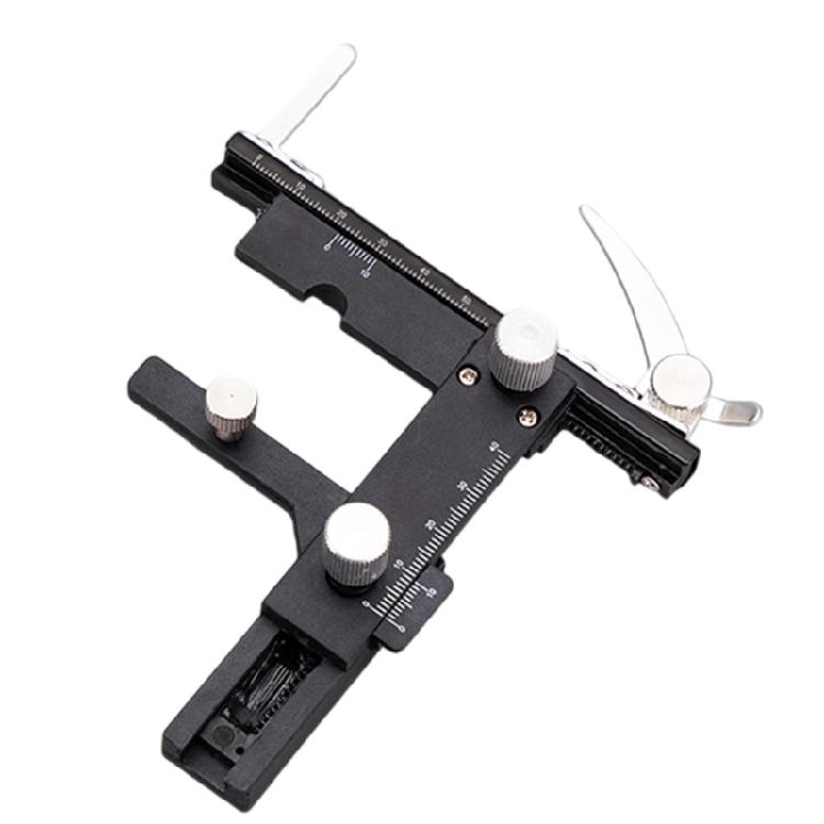 Multifunction Microscope Accessory Single Line Moving Scale Aluminum Microscope Micrometer for Detailed Object Measurement 1