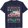 EMT EMS Ambulance Ugly Christmas Sweater Paramedic Gifts TShirt 100 Cotton ONeck Short Sleeve Casual Mens Tshirt Size S3XL