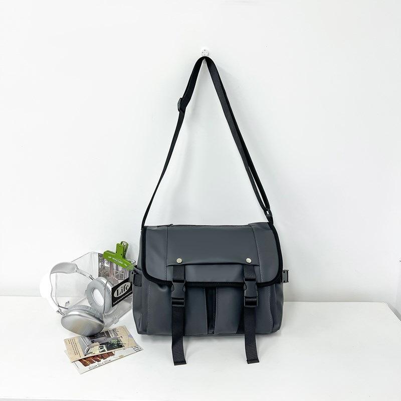 

Crossbody Bag, Commuter Crossbody Bag, Men s Trendy Brand Waterproof Backpack, Men s Single-shoulder Bag, Messenger Bag сірий колір