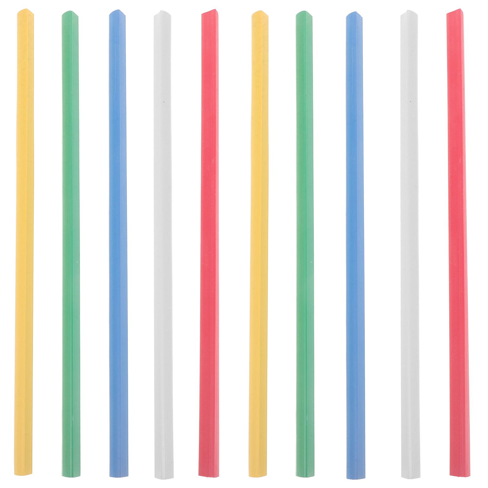 30 Pcs File Folder Lever Clip Book Cases Slide Binders Loose Leaf Bookbinding Spine Bars Report Slider Rods Plastic for 2098₽