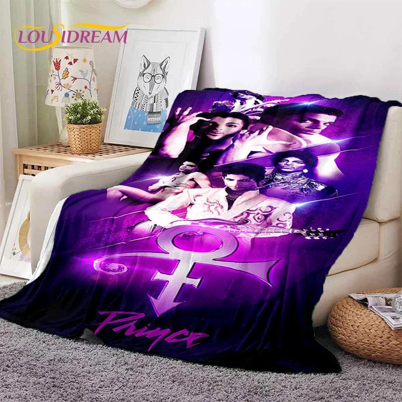 Artist Purple Rain Prince Rogers Nelson Soft Flannel Blanket,Throw Blanket Comfortable Blanket for Picnic Beds Sofa Home Bedroom