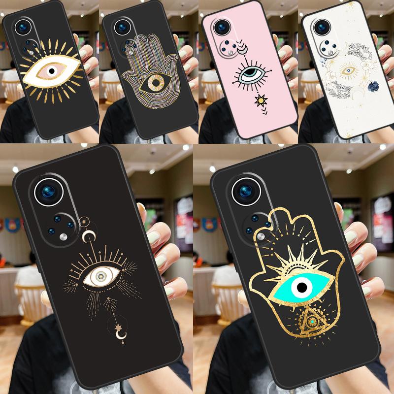 Evil Eye Hamsa Case For Honor Magic 6 Pro 50 70 90 X6 X7 X8 X9 X6a X7a X8a X9a X8b X9b Magic 5 Lite Cover