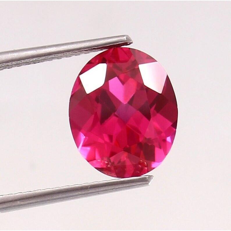 7.50 Cts Natural Mozambique Red Ruby Oval Cut Certified Huge Gemstone T084