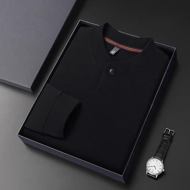 Herr Mellantjock Dubbelsidig Tysk Sammet Långärmad Tröja