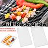 Rectangular BBQ Roasting Rack Stainless Steel Baking Cooling Rack  Outdoor Barbeque Oven