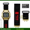 Replacement Nylon Canvas Strap for Casio G-Shock GMW-B5000 Metal Square Watch - Sporty Waterproof Adjustable Band Accessory