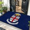 Education B-Brown U-University Floor Mat Soft Flannel Entrance Door Mat Non Slip Absorbent Bathroom Bedroom Floor Rug
