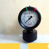 Xin Tester PP Diaphragm Pressure Gauge Plastic Double Sided PCB 2 Anti-corrosion Water Pressure Gauge 10kg 1 4 7kg PVC Acid