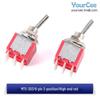 SPDT/DPDT Toggle Switch: 3/6/9/12 Pins, 2/3 Positions, Optional Reset, MTS-103/202