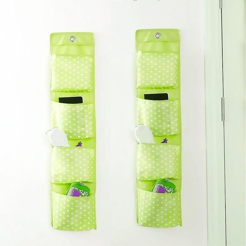 3 Grids Wall Hanging Storage Bag Organizer Toys Container Decor Pocket Pouch