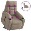 VidaXL Electric Massage Recliner Taupe, Electric Massage Chair, Massage Chair, Chair 3303108