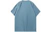 Men's Li-Ning T-Shirts Men's Denim Blue Crew Neck Moderate Straight Fit