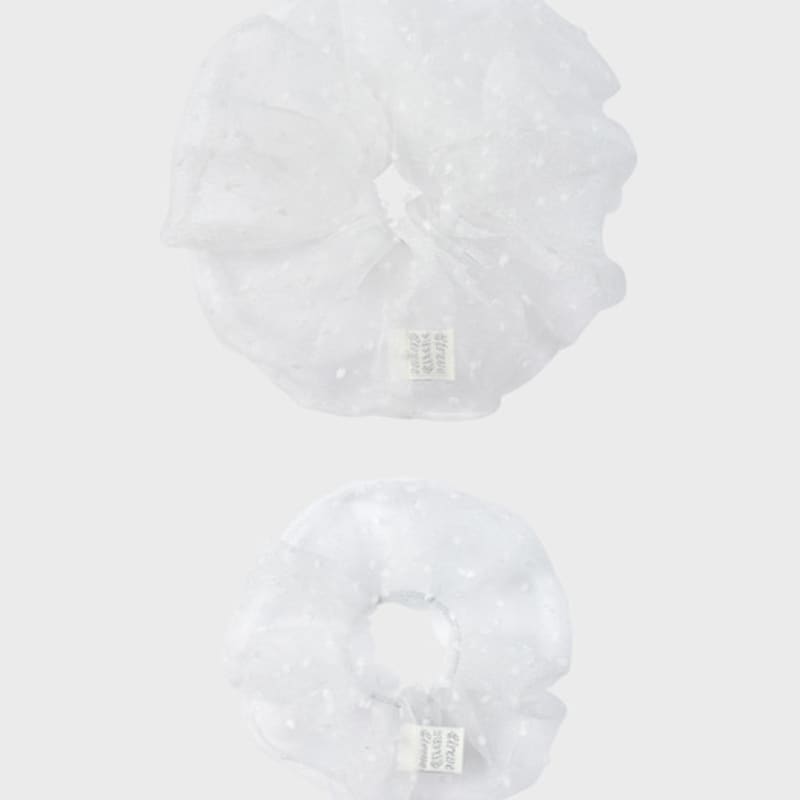 

Набор скранчи из органзы с пузырьками Eireve (БЕЛЫЙ/2 ШТ.) white