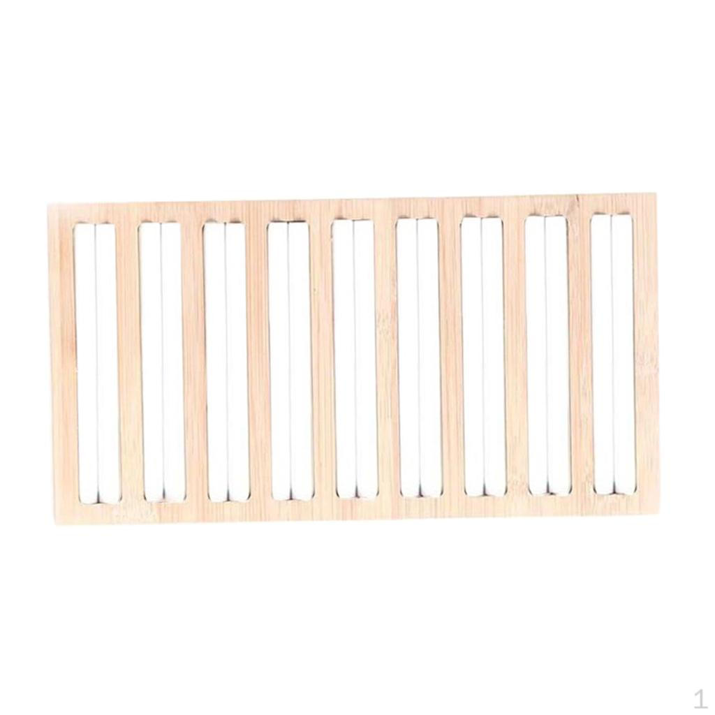 

Ювелирный бамбуковый стенд-витрина-органайзер-поднос