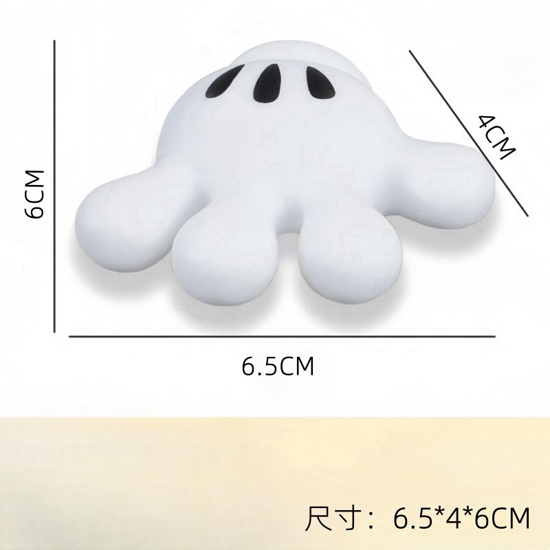 1 Stück Badezimmer-Zahnbürstenhalter mit Cartoon-Palme und Saugnapf, feuchtigkeitsbeständig, Zahnbürstenhalter ohne Spuren, Haken für Badezimmer, Küchentür, Schrank