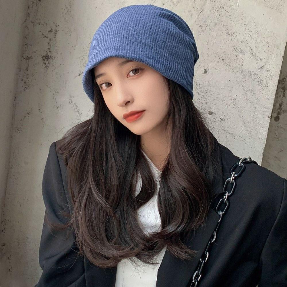 

Casual Plush Knit Wool Cap Winter Beanies Cap New Hat Women
