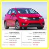 Pro Honda Fit Jazz 2008-  2018 (GE6-GE9,GK5) HD Fólie na zpětné zrcátko proti zamlžování a dešti Samolepka na zrcátko do auta Autopříslušenství