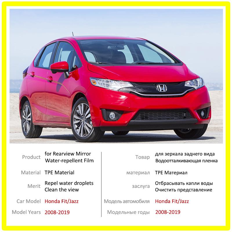 Pro Honda Fit Jazz 2008-  2018 (GE6-GE9,GK5) HD Fólie na zpětné zrcátko proti zamlžování a dešti Samolepka na zrcátko do auta Autopříslušenství