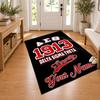 Delta Sigma Theta 1913 Custom Name Personalized Rug Non‑Slip Doormat Floor Carpet Housewarming Birthday Gift for Family Friends