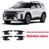 For SsangYong KGM Torres EVX U100 Torres J100   2024 2025 Car exterior door handle decorative frame made of ABS material