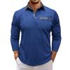 Men's Spring Solid Color Long Sleeve Lapel Shirt Men's Casual Fashion Shirt