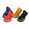 4pcs Dog Cotton Snow Boots for Puppies - Winter Plush Shoes for Teddy, Bichon, Pomeranian