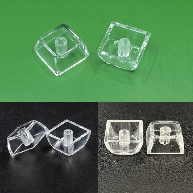 5/10pcs 1U Keycaps Set XDA Height Transparent with Backlit For Personalizing Mechanical Keyboards Enhances Typing