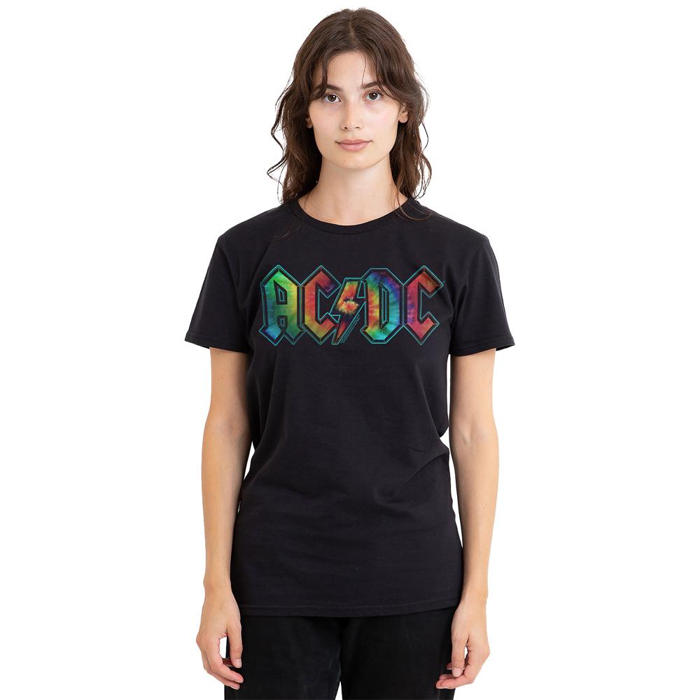 AC/DC Unisex Adult Tie Dye Logo T-Shirt