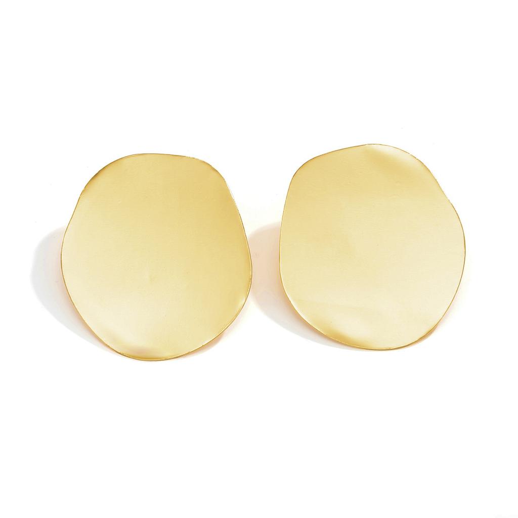 Boucles d'oreilles puces fleur plissée en métal élégantes, Boucles d'oreilles pendantes créatives en résine brillantes Boucles d'oreilles