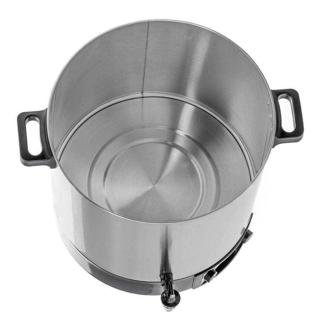 Adler-Europe AD 4496 Elektrischer Pasteurisierkessel 28L Schwarz/Edelstahl