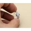 Adjustable Owl Ring With White Zircon Stone Vintage Style Unisex Plated Finger Women Men