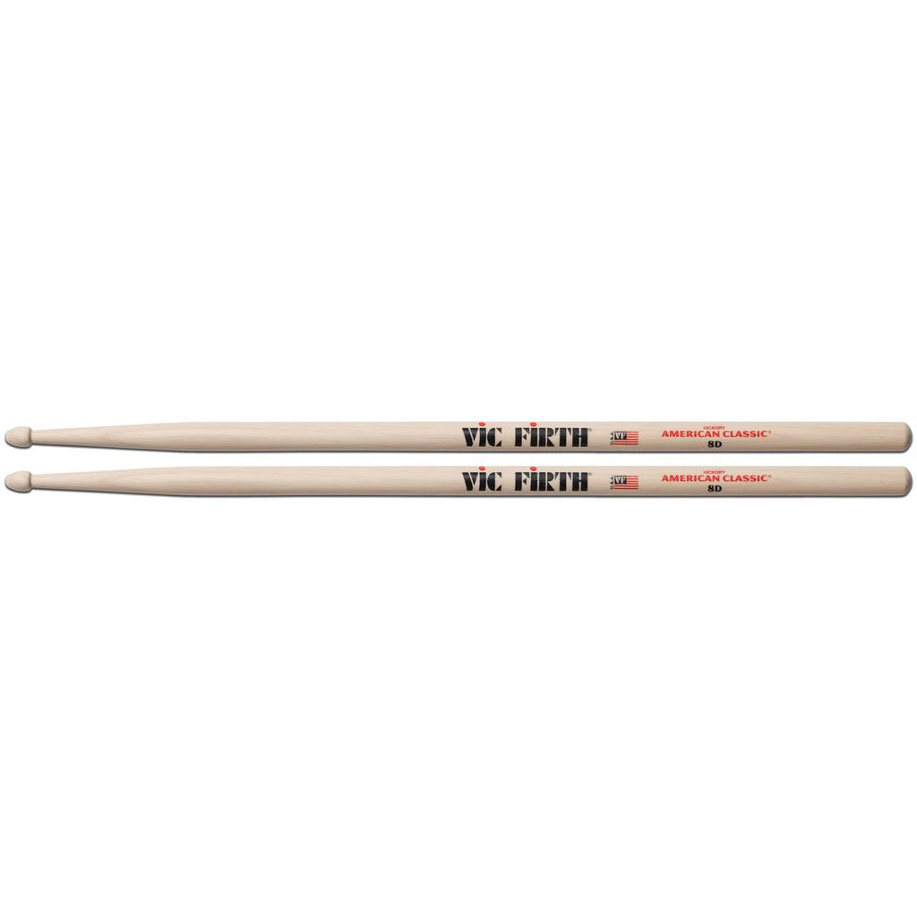 ViC FIRTH AMERICAN CLASSIC Drumsticks FIRTH 1 Paar VIC-8D (Hickory) (VIC VIC8D)