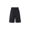 Under Armour Solid Color Loose Fit Drawstring Casual Shorts Men Shorts Black 1385514-001