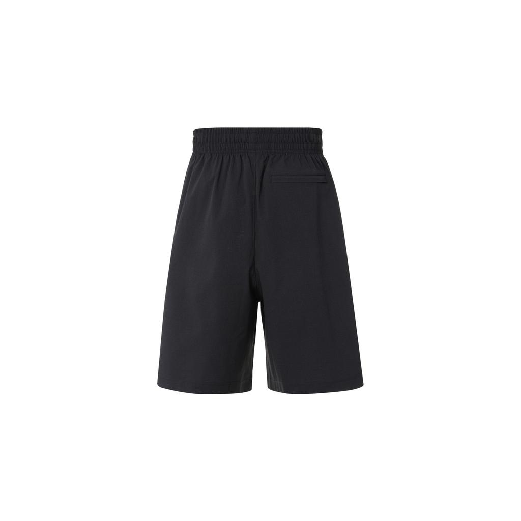 Under Armour Solid Color Loose Fit Drawstring Casual Shorts Men Shorts Black 1385514-001