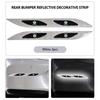 For Skoda Car Styling Trunk Bumper Warning Safety Sticker Reflective Strip Kamiq Karoq Octavia 2 3 Rapid Scala Kami Fabia VII  CX3