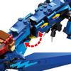 Thunder Blue Dragon Building Blocks Model Classic Movie DIY Educational Bricks Toy for Children Birthday Gifts with Mini Figure
