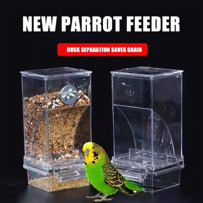 Automatic Bird Feeder, Mess-free Bird Cage Feeder, Parakeet Canary Parrot Bird Cage Accessories