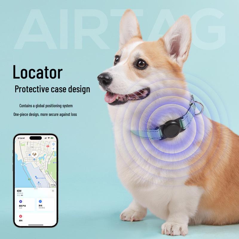 Pet Tracker GPS Collar: Cross-Border iOS & Android Airtag Locator