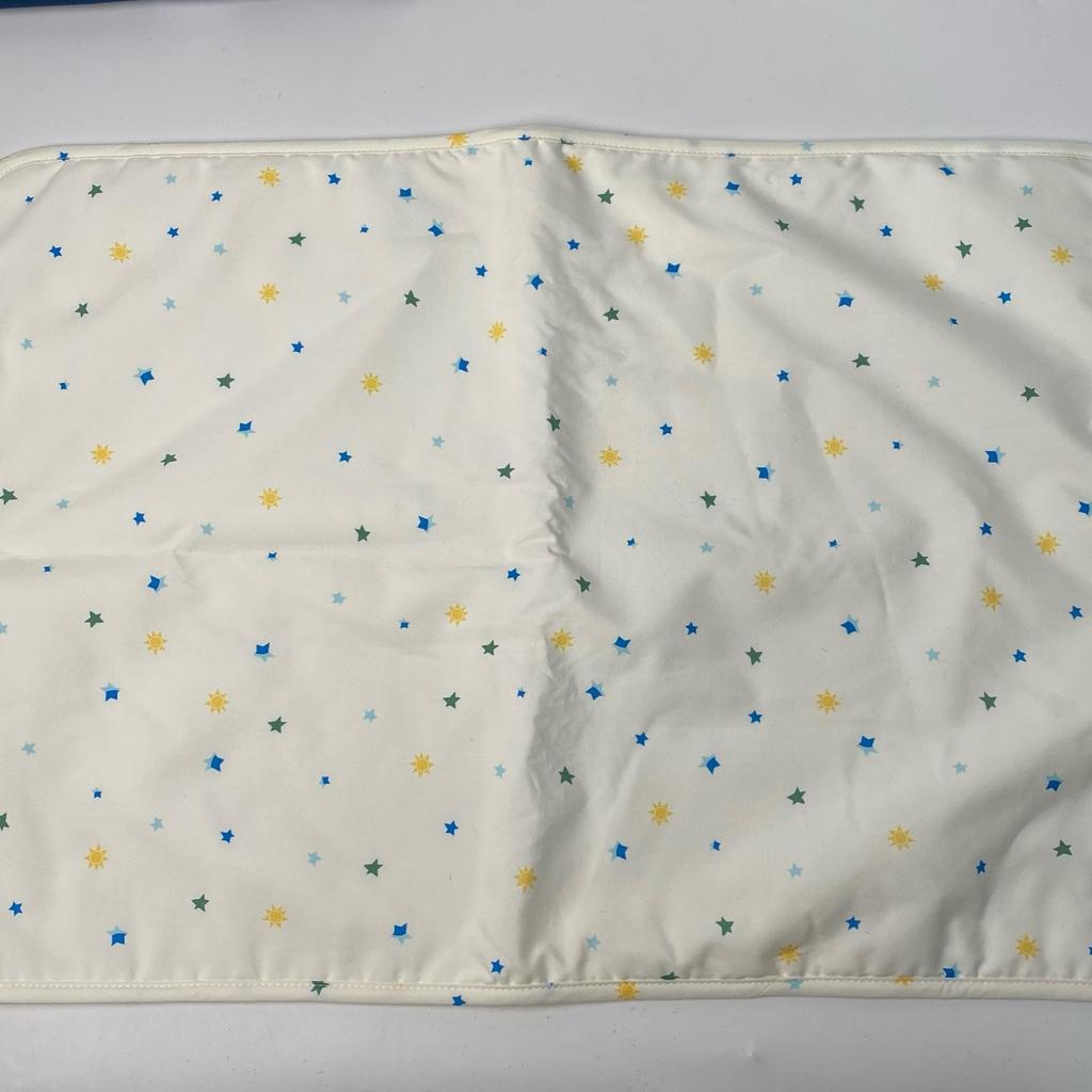 Used HERMESTote Bag White/blue Cotton Women