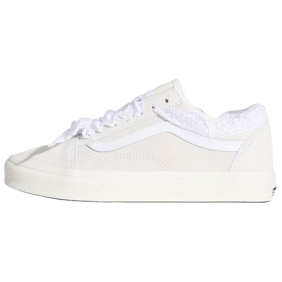 Vans Old Skool Низкие Скейтбордические Кроссовки Унисекс Белые VN000D6WCJ7 39