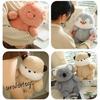 Plush Animal Pillow, Soft & Cuddly, Otter, Pig, Koala, Penguin, Room Decor, Birthday Gift, Christmas Present, 30cm (Otter)