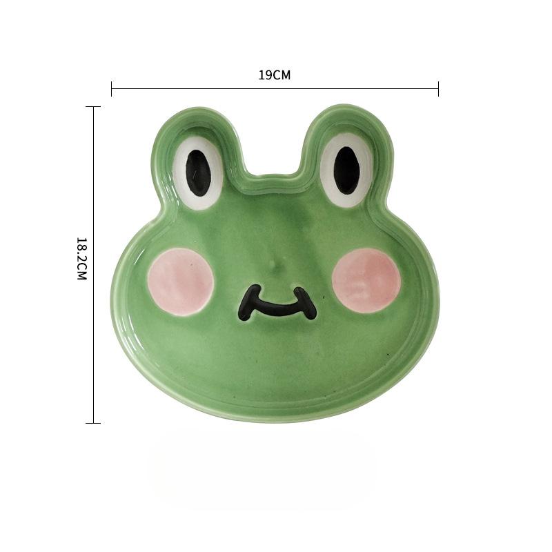 Japanese Creative Cute Cartoon Plate Rabbit Plate Baby Children's Plate Animal Home Dumpling