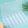 1 Pack 24 Grids Plastic Organizer Box Container Craft Storage Box Compartment Box with Adjustable Dividers for Beads Jewelry Fishing Tackles Art DIY