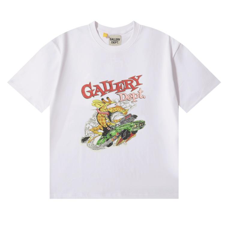 Cross-border 2025 autumn and winter new beautiful tide niche street GALLERY DEPT funny personality printed short-sleeved t-shirt