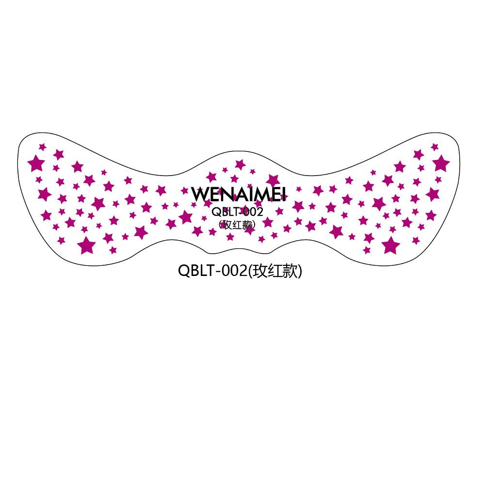 Hot Stamping Face Freckles Tattoo Sticker Hot Silver Laser Gold Party Disposable Waterproof Sticker Set