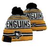 Knitted Beanie Ice Football Baseball Basketball Fans Warm Winter Hat