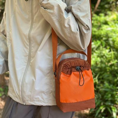 Outdoor Portable Multifunctional Hand Carry Water Cup Bag Lightweight Crossbody Mobile Phone Bag Leisure Travel Shoulder Bag