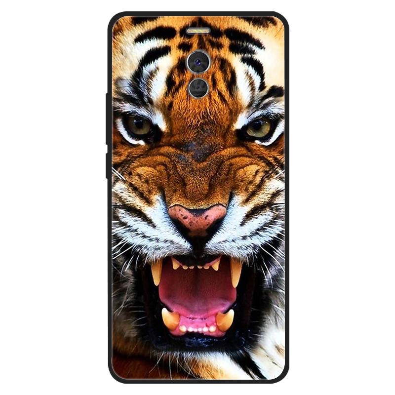 For Meizu M6 Note Case Silicone Cat Painted Soft Black Cover for Meizu M6Note M3 Note 8 Cover TPU Coque Protective Capa