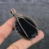 Ammolite Handmade Copper Wire Wrap Jewelry Pendant 2.56" r3S28