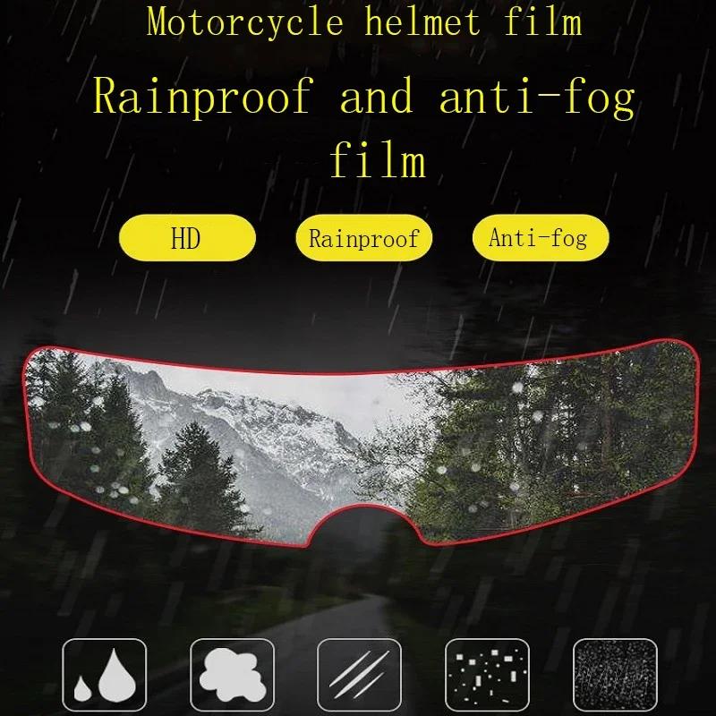 Motorcycle Helmet Clear Anti-Fog Rainproof Film Helmet Lens Nano Coating Sticker Moto Safety Driving Helmet Accessories